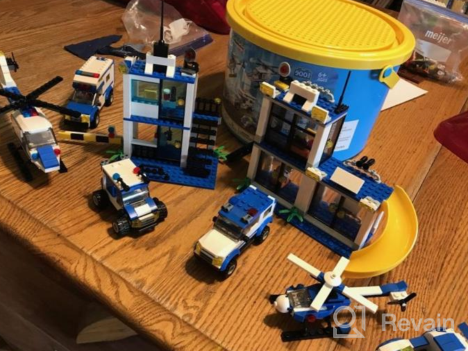 img 1 attached to City Police Station Building Kit With Cop Cars, Police Helicopter, Prison Van, Fun Police Toy For Kids, Best Roleplay Police Department Construction STEM Toy Gift For Boys Aged 6-12 (808 Pieces) review by Matt Dyen