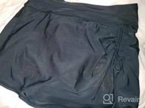 img 6 attached to Women'S High Waisted Split Swim Skirt With Built-In Panty - Stylish And Sporty!