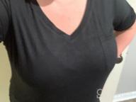 img 1 attached to Fashionable & Comfortable: Tobrief Women'S Short Sleeve V-Neck Shirts With Pocket. review by Josh Sheehan