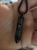 img 1 attached to 🙏 Lord's Prayer Pendant Spanish Version - UMtrade Memorial Ashes Necklace Bullet Cremation Urn Keepsake review by Maurice Vianes