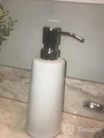 img 5 attached to Bronze 2 Pack Bathroom Countertop Soap Dispensers For Efficient Handwashing