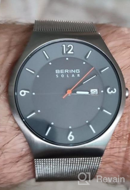 img 1 attached to Men'S Analog Solar Watch With Stainless Steel Strap & Sapphire Crystal - BERING Collection review by Brandon Thompson