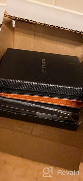 img 1 attached to 💳 TOMULE Minimalist Leather Wallets with RFID Blocking for Men's Accessories review by Kevin Nelson