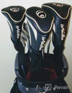 img 1 attached to Complete Your Golf Club Set With LONGCHAO'S 3-Piece Vintage PU Headcovers review by Joseph Hill