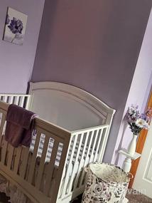 img 6 attached to 2 Tiered Ruffled Crib Skirt Baby Girl Nursery Bedding Dust Ruffle (White)