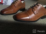 img 1 attached to Potenza Jr. Cap Toe Oxford by Florsheim - Unisex Kid's Shoes review by Daniel Beaver
