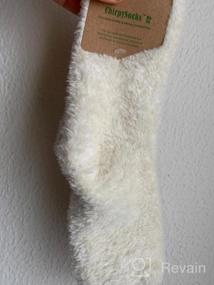 img 7 attached to Feather-Light Fuzzy Socks For Women - Luxuriously Soft And Cozy With Multiple Color Choices