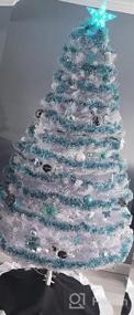 img 8 attached to Стильно украсьте свою новогоднюю елку набором небьющихся рождественских украшений SOLEDI'S из 128 предметов серебристого цвета