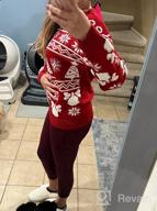 img 1 attached to Festive And Cozy: Miessial Women'S Christmas Knit Sweater review by Youssef Coolidge