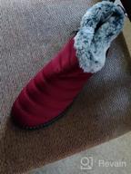 картинка 1 прикреплена к отзыву TEMOFON Womens Snow Boots Warm Fur Lined Winter Ankle Booties Outdoor Anti-Slip Snow Winter Boots For Women от Rick Booth