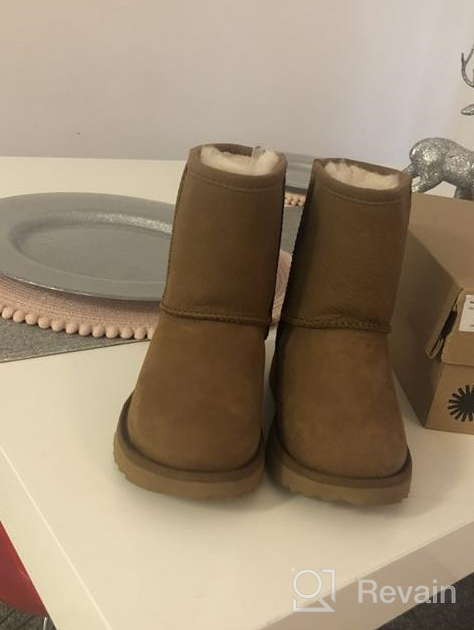 img 1 attached to 👦 Boys' UGG Classic Short Azalea Weather Boots review by John Butler