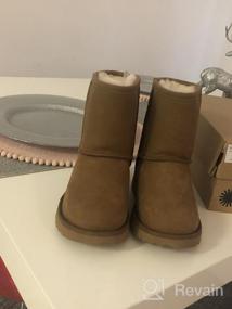 img 8 attached to 👦 Мальчиковые зимние ботинки UGG Classic Short Azalea