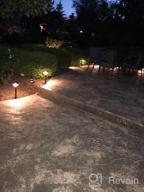img 1 attached to Linkind Color Changing Solar Pathway Lights, Bright LED Solar Path Lights, Solar Walkway Lights Outdoor Waterproof, Adjustable Height Solar Garden Lights For Yar Dece 8 Pack review by Gabe Evans