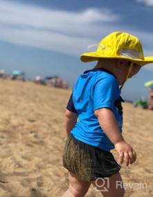 img 5 attached to Защитите своего ребенка от вредных ультрафиолетовых лучей с помощью широкополой солнцезащитной шляпы SwimZip
