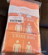 img 1 attached to Portable Disposable Urinal Bag - 12/24 Pack 800ML Emergency Unisex Pee Bag For Camping, Travel, Traffic Jams, Hiking, Pregnant And Patients - DIBBATU Vomit Bag Available review by James Davis