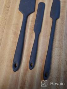 img 7 attached to Silicone Spatula Set (Set Of 5) - Kitchen Spatulas Silicone Heat Resistant Rubber Spatula Set With Strong Stainless Steel Core Inside And Food Grade Silicone For Cooking, Baking, And Mixing