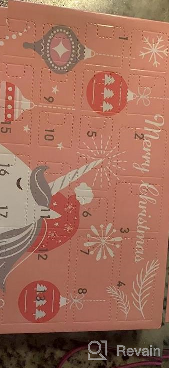 img 1 attached to Countdown To Christmas 2022: Advent Calendar For Girls With 24 Exclusive Unicorn-Inspired Gifts Including Jewelry, Hair Accessories, Key Chains, Stickers And More! review by Matthew Sytniak