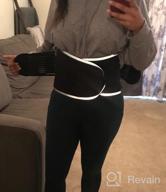 img 1 attached to Fluorescent Waist Trainer Belt For Women - Slimming Body Shaper For Workout, Fitness, And Belly Girdle review by Jeff Wyble