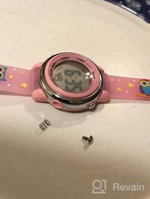 img 5 attached to Girls' Waterproof Cartoon Digital Sports Watches