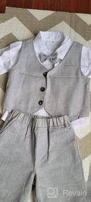 img 6 attached to 👶 Boys' Clothing: Modern Toddler Boys Gentleman Outfit – Perfect for All Occasions