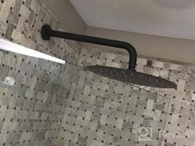 img 8 attached to Upgrade Your Bathroom With The Black Wall Mounted Shower System