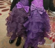 img 1 attached to Kids Lace Ruffle Party Dresses - NNJXD Girl Dress Ideal For Weddings review by Jessica Sanders