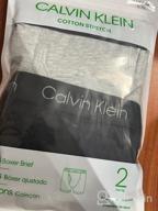 img 1 attached to Comfortable and stylish: Calvin Klein Boy's Kids Modern Cotton Assorted Boxer Briefs Underwear, Multipack review by Chris Rob