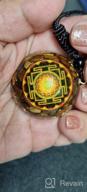 img 1 attached to Orgonite Pendant Necklace Tigers Eye Sri Yantra: Sacred Geometry Energy Healing Yoga Jewelry review by Sonny Flores