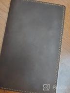 картинка 1 прикреплена к отзыву Leather Journal Cover Fits Moleskine Large Hardcover Notebook 5"X8.25", Handmade Vintage Brown Leather Cover For Hardcover Notebooks от David Padilla