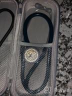 img 1 attached to Grey Semi-Hard Carry Case For Stethoscope And Accessories - Compatible With 3M Littmann And Other Brands, By ButterFox review by Daniel Roe