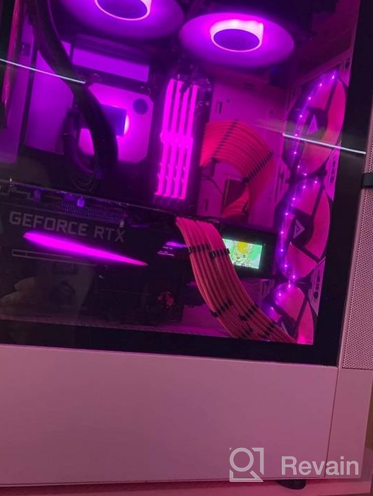 img 1 attached to Vetroo AL600 Mid-Tower ATX PC Case With Top 360Mm Radiator Support, 3X120Mm ARGB Fans, 3X120Mm Regular Fans, Airflow Mesh Design In White For Enhanced Gaming, With Controller Hub review by Jeremy Edwards