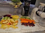 img 1 attached to Tribest Slowstar SW-2000 Red Cold Press Juicer & Juice Extractor With Mincer review by Barbara Murphy