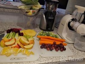 img 5 attached to Tribest Slowstar SW-2000 Red Cold Press Juicer & Juice Extractor With Mincer