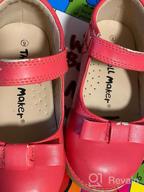 img 1 attached to Mary Jane Girls' Flats: Doll Maker Shoes for Chic Style review by Carmen Peterson