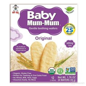 img 3 attached to 👶 Organic Original Baby Mum-Mum Rice Rusks - 24 Pieces, Pack of 6: Enhance Baby's Nutritional Journey!
