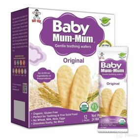 img 4 attached to 👶 Organic Original Baby Mum-Mum Rice Rusks - 24 Pieces, Pack of 6: Enhance Baby's Nutritional Journey!