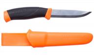 orange morakniv companion outdoor knife - 4.1-inch sandvik stainless steel blade for camping and hiking (m-11824) логотип