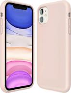 kocuos iphone 11 case: anti-scratch, fingerprint & shock protection - 6.1 inch (pink) logo
