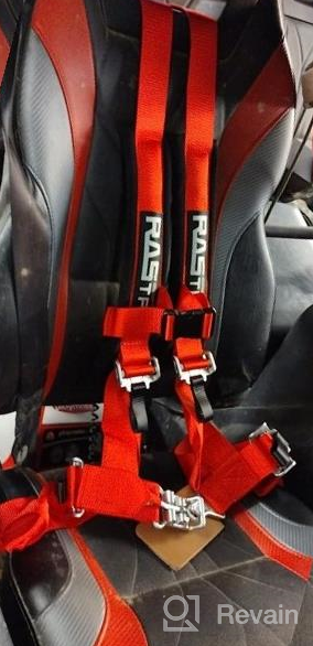 img 1 attached to Red 4-Point Safety Harness Set With Ultra Comfort Heavy Duty Shoulder Pads - RASTP (Pack Of 1) review by Dave Hess