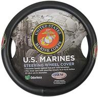 marine corps car steering wheel cover (fits 14.5" to 15" wheels) logo