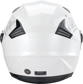 img 2 attached to Westt Jet – Open Face Motorcycle Helmet For Men And Women With Sun Visor – Lightweight