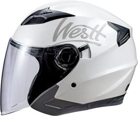 img 1 attached to Westt Jet – Open Face Motorcycle Helmet For Men And Women With Sun Visor – Lightweight