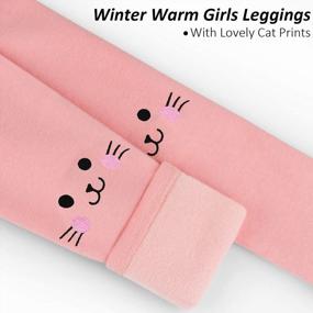img 1 attached to Stay Cozy This Winter With Resinta'S 3 Pack Fleece Lined Leggings For Girls