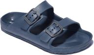 anluke sandals adjustable buckle black 12 boys' shoes : sandals логотип