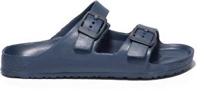 img 3 attached to ANLUKE Sandals Adjustable Buckle Black 12 Boys' Shoes : Sandals