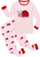 100% cotton little girls' long sleeve pyjama set by kikizye - comfortable pjs for a good night's sleep logo