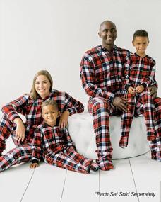 img 2 attached to Cozy Up In Style: Matching Christmas Onesies For The Whole Family With Fleece, Hood & Footed Design From SleepytimePJs