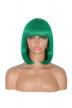 💚 kalyss dark green bob wig for women - perfect for cosplay & parties! logo