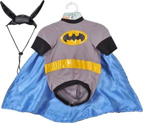 img 3 attached to 🦇 Batman Pet Costume Shirt for Dogs-Cape Included | DC Comics