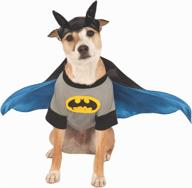 🦇 batman pet costume shirt for dogs-cape included | dc comics логотип